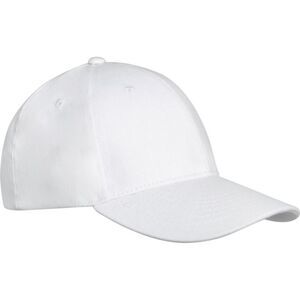 Elevate Unisex Adult Davis 6 Panel Cap / White